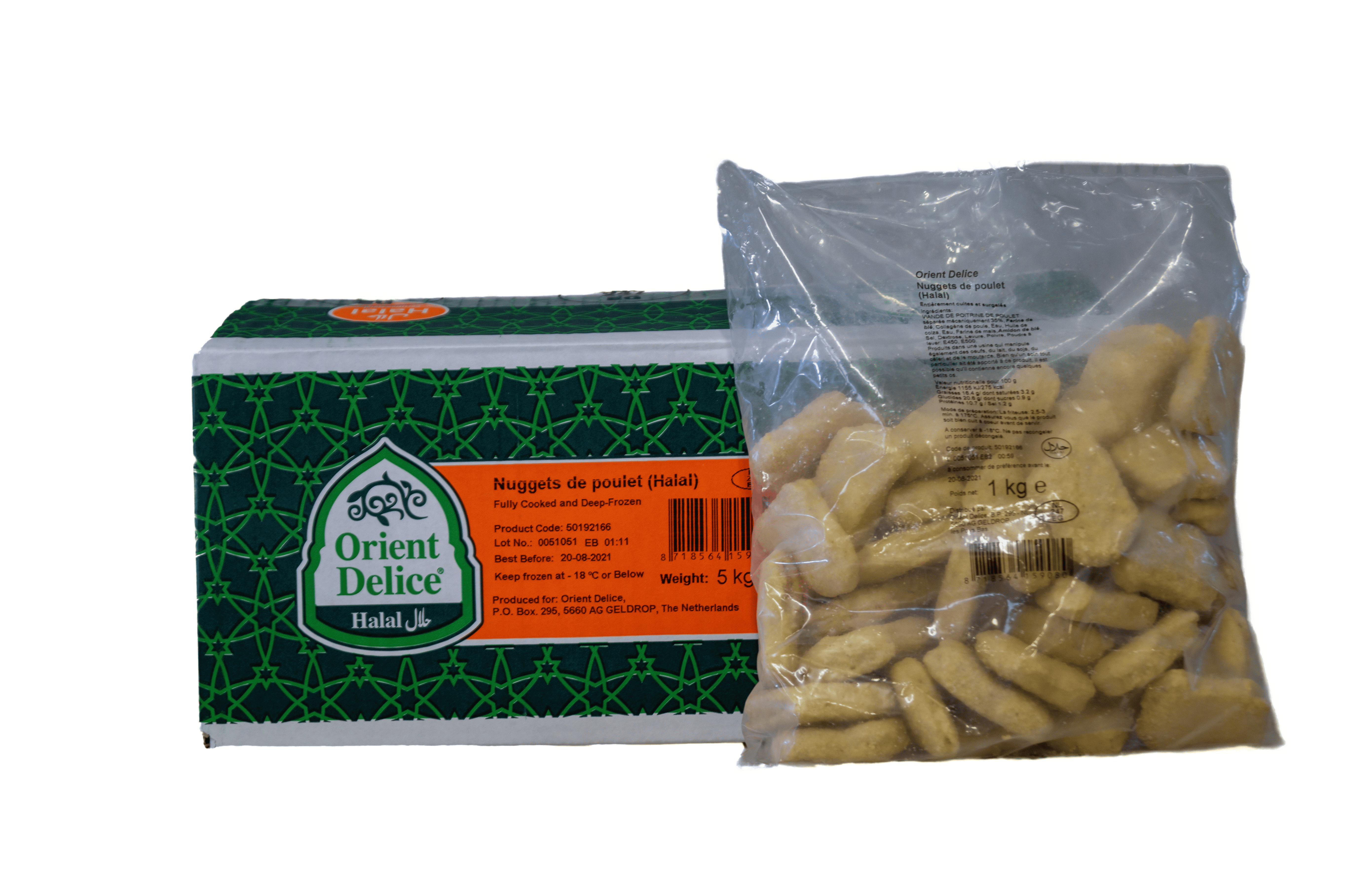 Produit Nuggets de poulet