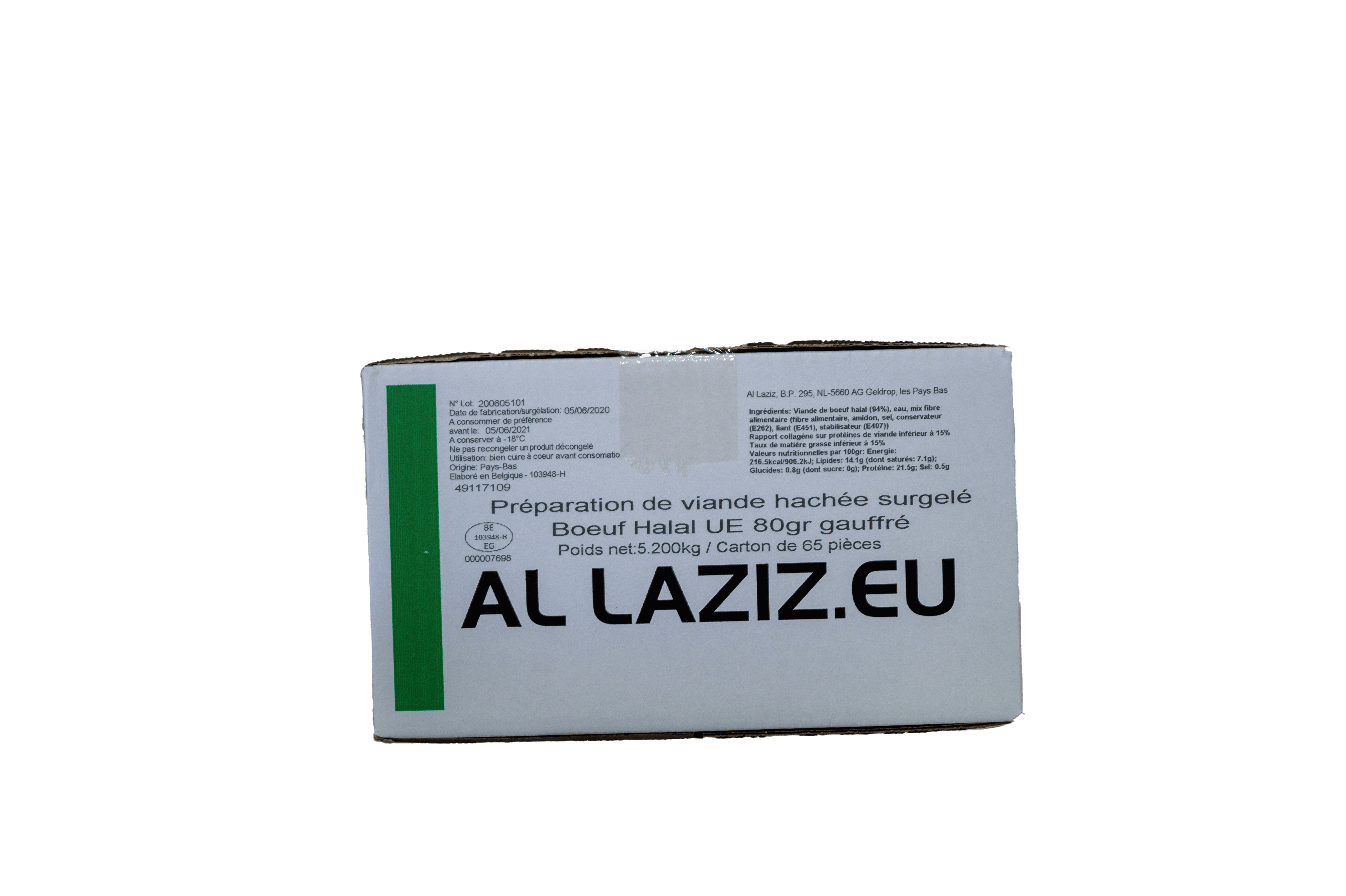 Produit Steaks hachés AL Laziz